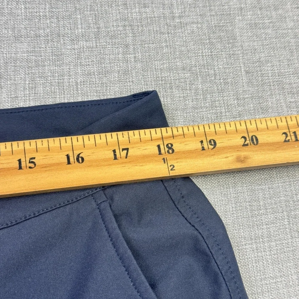 Dunning Golf Pants Mens 36x30 Blue Dress Pants Straight‎ Leg Microfiber Stretch